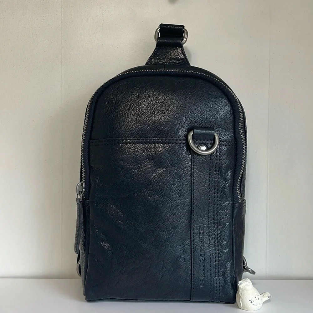 SPIKES & SPARROW Genuine Leather Sling Bag